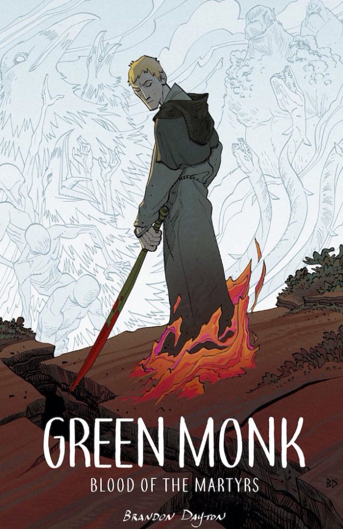 green monk comic graphic novel