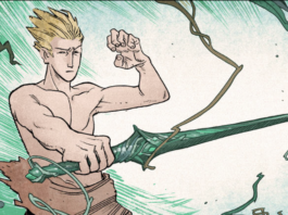green monk comic