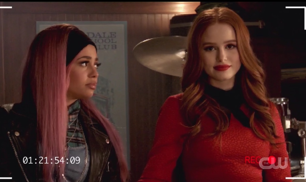 Toni and Cheryl are interviewed in Alice's Riverdale murder doc