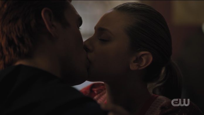 IMG_1099 Archie kisses Betty in the music room of Riverdale High