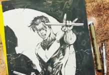 Jim Lee and Rob Liefeld are auctioning off original art to benefit comics shops