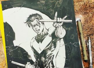Jim Lee and Rob Liefeld are auctioning off original art to benefit comics shops