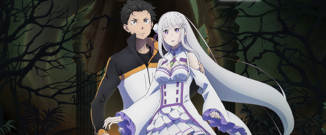 ReZERO-S2-Announcement-2x3 banner re:zero season 2 crunchyroll
