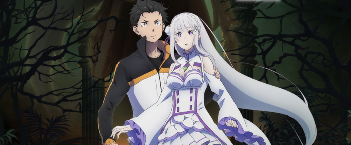 ReZERO-S2-Announcement-2x3 banner re:zero season 2 crunchyroll