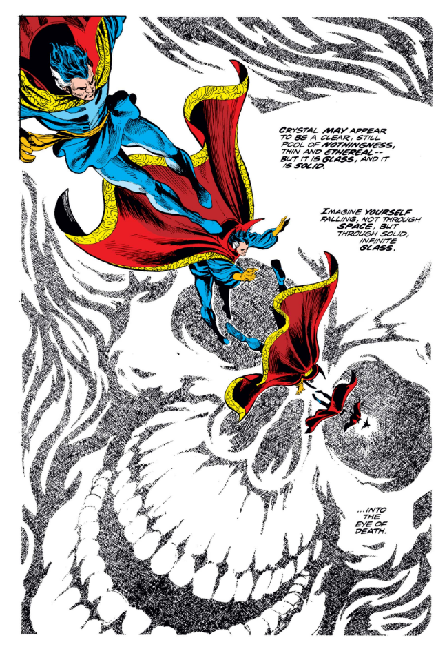 Steve Englehart's Doctor Strange and a skull