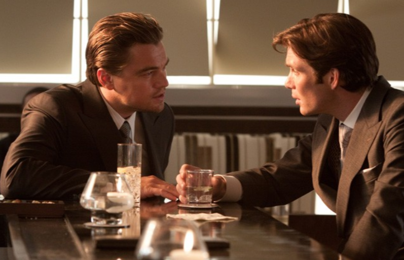 Leonardo DiCaprio and Cillian Murphy in Inception