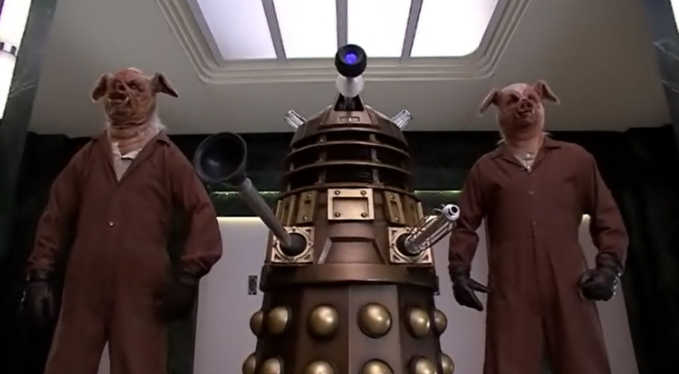 dalek and the pig slaves