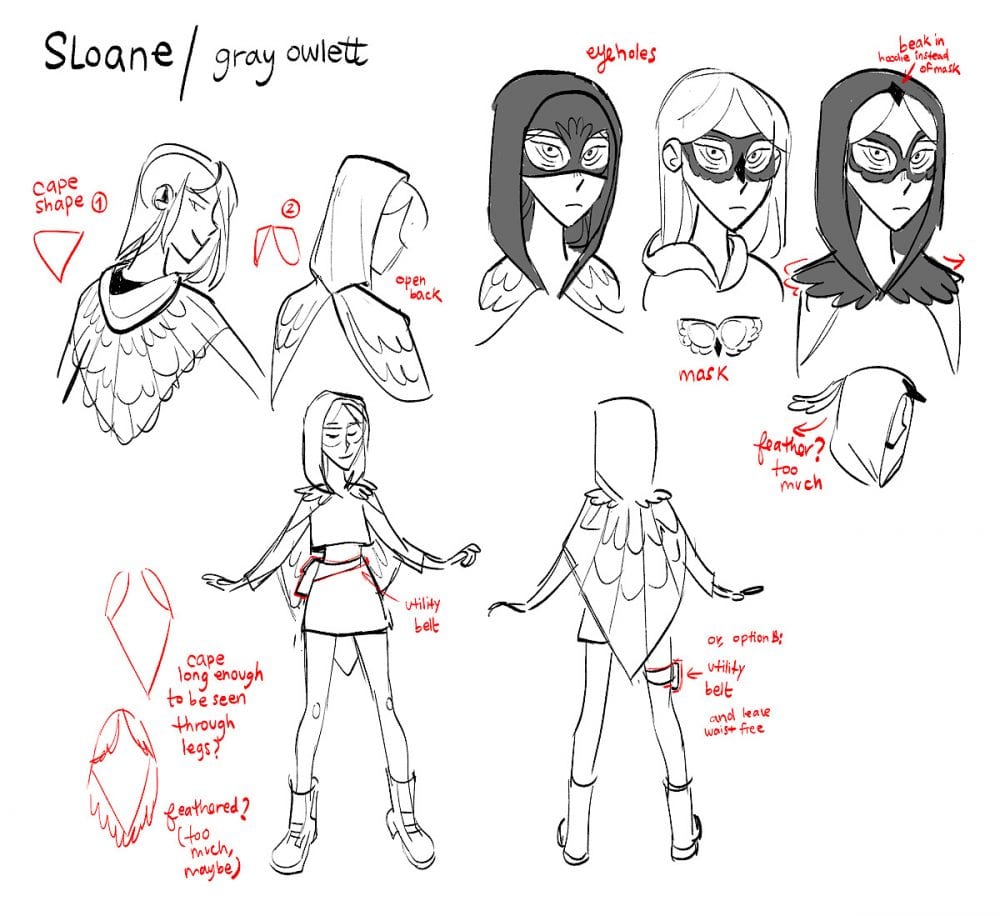 Sloane Character Design