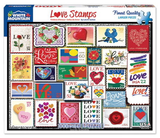 USPS Love stamps puzzle