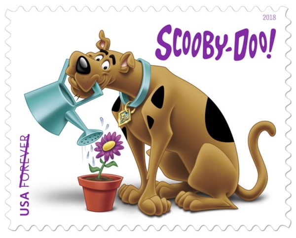 USPS Scooby-Doo stamps
