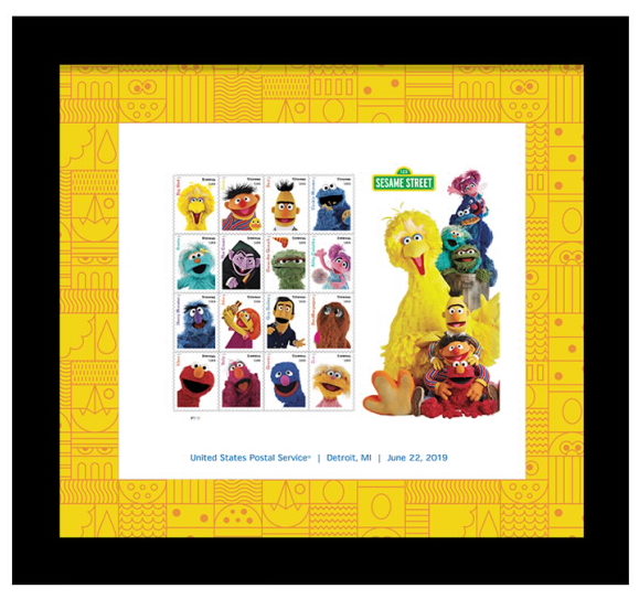 USPS Sesame Street stamps