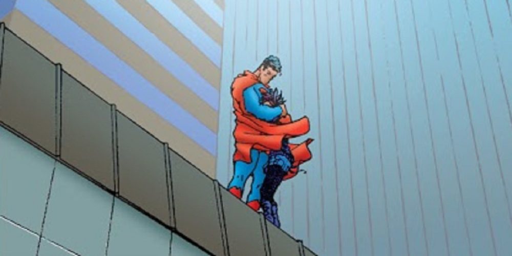 Regan embraces Superman