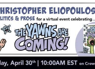 Keep your kids engaged with a Chris Eliopoulos-hosted virtual event