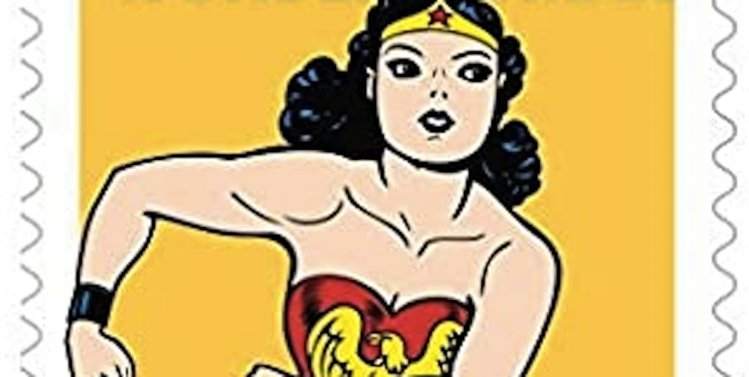 wonder woman stamp cover