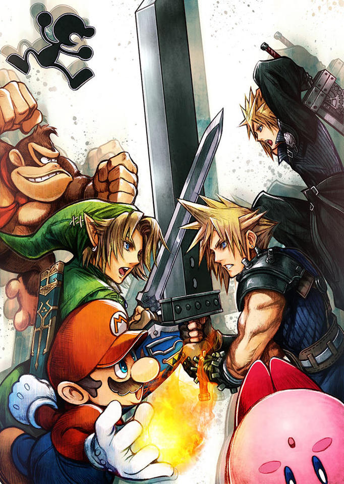 Smash Bros. crossover Link Cloud