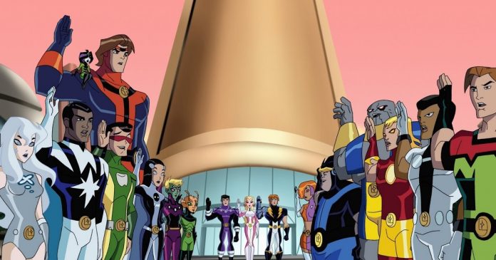 LoSCartoonFeature Legion of Superheroes cartoon