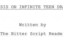 Worlds collide in Bitter Script Reader’s CRISIS ON INFINITE TEEN DRAMAS fan script Crisis on Infinite Teen Dramas