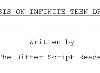Worlds collide in Bitter Script Reader’s CRISIS ON INFINITE TEEN DRAMAS fan script Crisis on Infinite Teen Dramas
