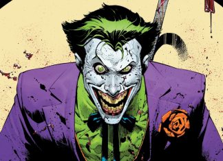 Snyder and Jock bring what started in BLACK MIRROR full circle with The Joker 80 year special The Joker 80
