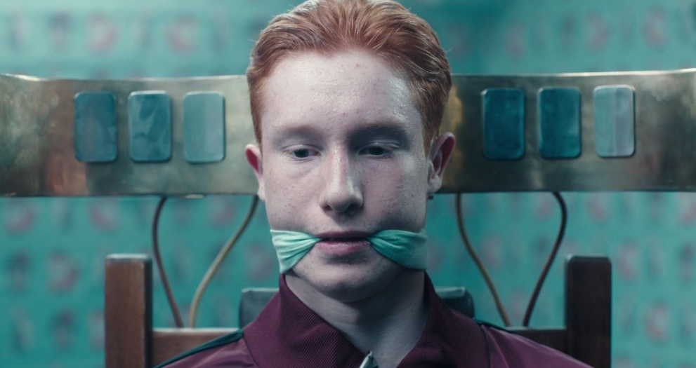erik from netflix's dark being experimented on