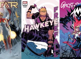 Marvel announces the print return of HAWKEYE: FREE FALL, GHOST-SPIDER, and more ‘digital-only’ series
