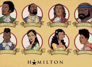 Check out art from the HAMILTON graphic novel that almost was Hamilton