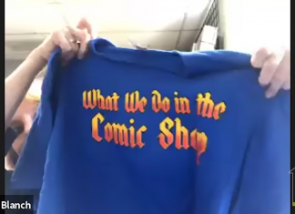 SDCC ’20: The Perseverance of the Direct Market christina at her aw yeah comic shop