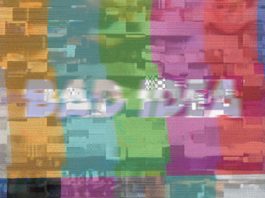 NYCC ’25: Bad Idea takes on the Big Apple The logo for Bad Idea, a fuzzy a television screen.