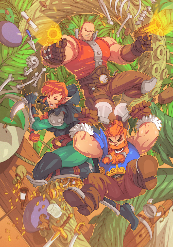 Skullkickers Kickstarter characters