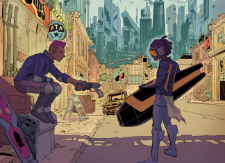 Lance Briggs and Kyle Higgins are Kickstarting THE TRAP, a stylish SF graphic novel Lance Briggs
