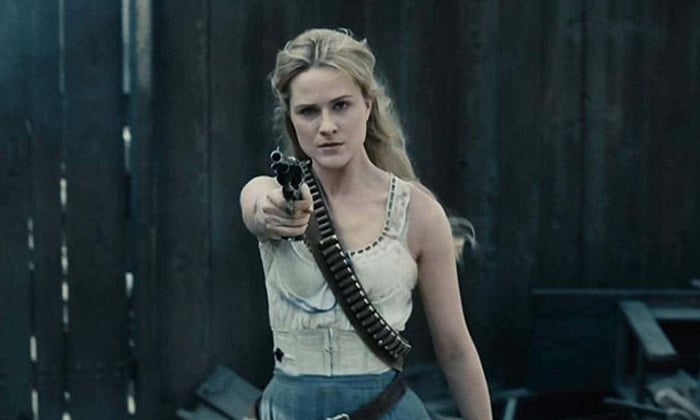 Evan Rachel Wood in Westworld, one of TV's spookier non-horror shows