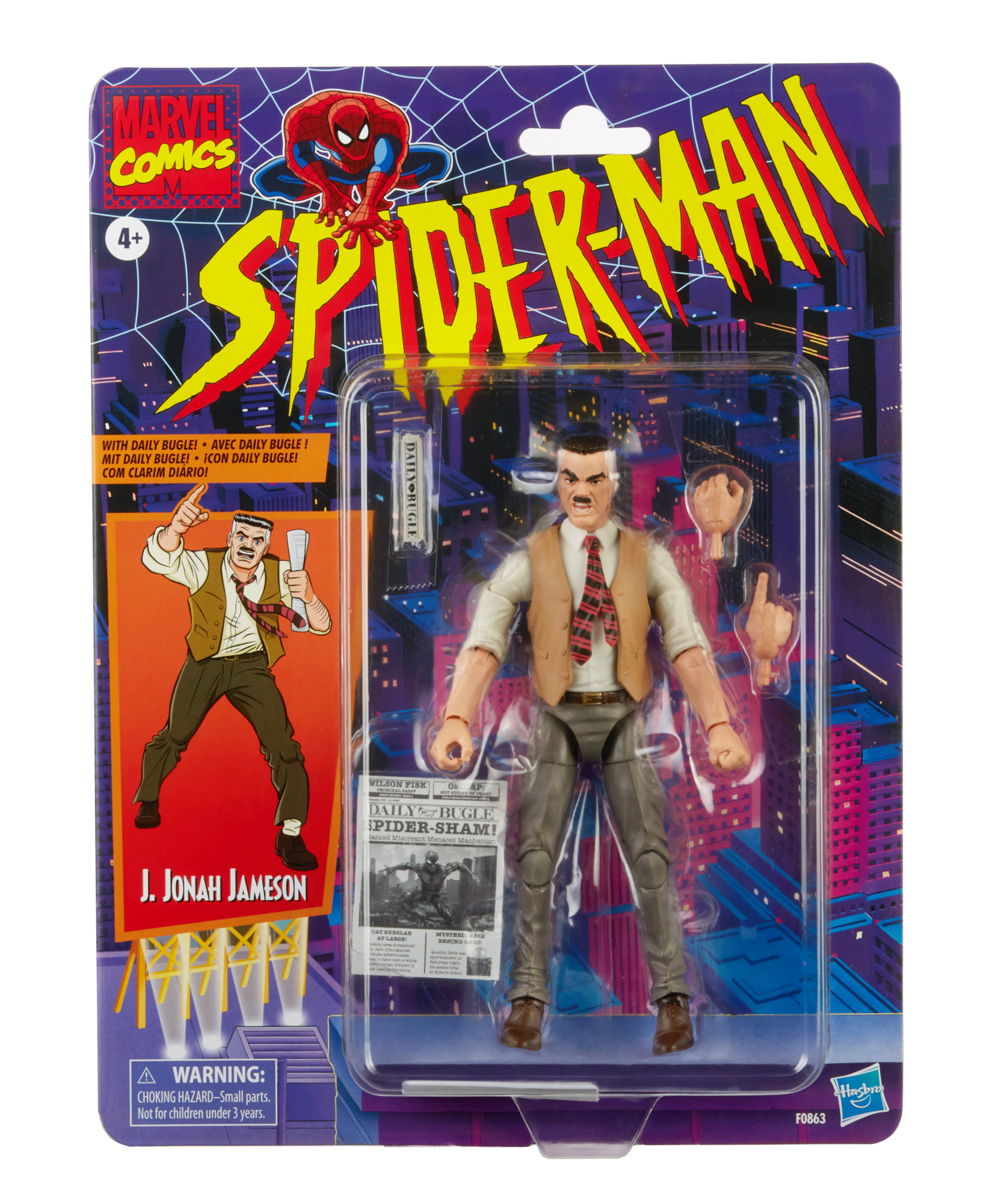 Hasbro Marvel Legends 6-inch Spider-Man Retro Collection Figure,  Accessories 