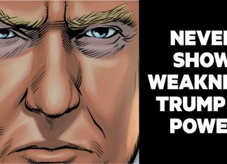 A Year of Free Comics: NEVER SHOW WEAKNESS: TRUMP IN POWER reminds you why voting is vital Never Show Weakness