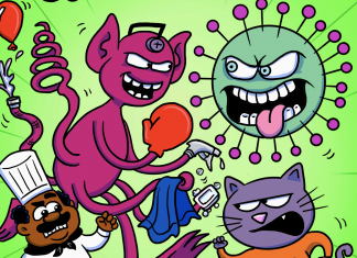 REVIEW: First Graders provide the cure of laughter in BAT-CHEF & R.P. CHICHI: CORONA FIGHTERS