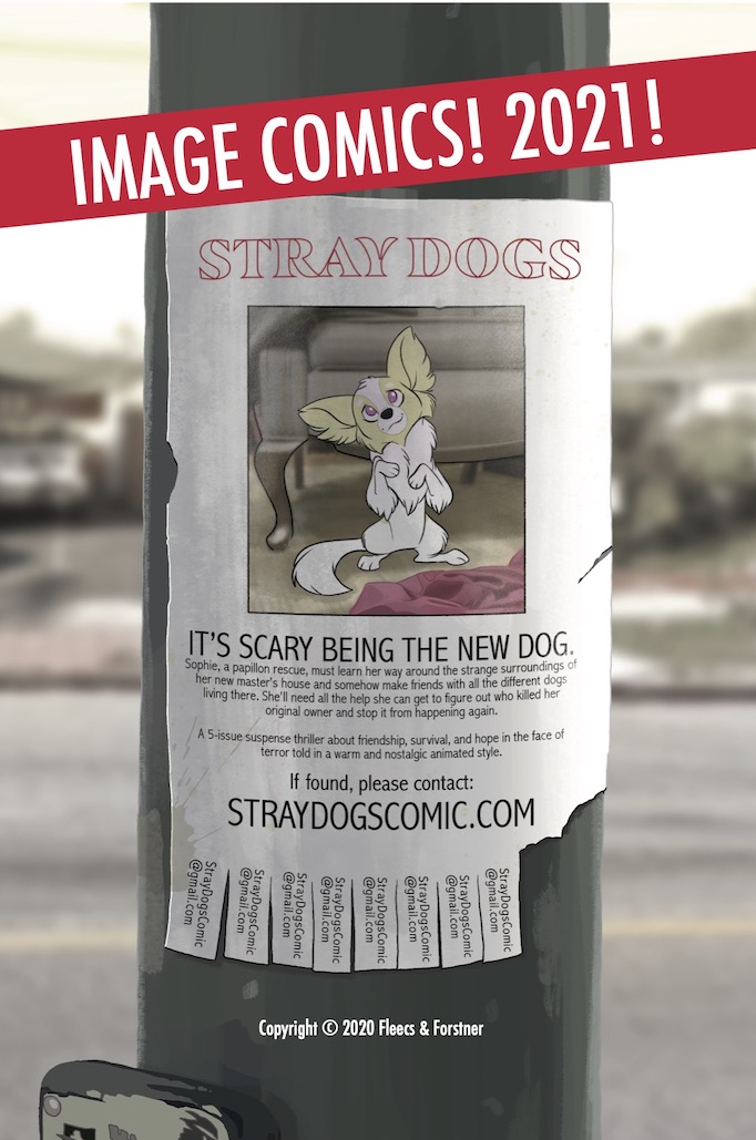 tony fleecs stray dogs ad