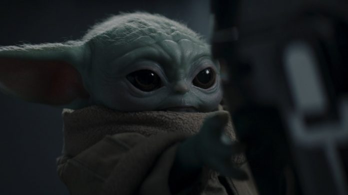 grogu-touching-mando Mandalorian Season 2 finale