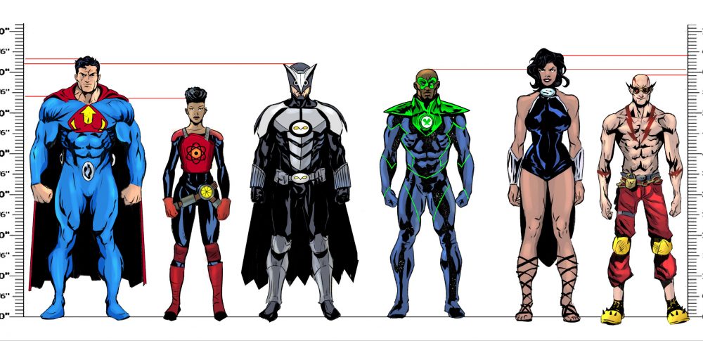 Crime Syndicate character designs