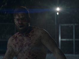 "Tribes" gets Amos Burton (Wes Chatham) all bloody