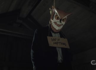 RECAP: Riverdale S5E2 – Chapter 78 – The Preppy Murders David hangs from a Riverdale cabin