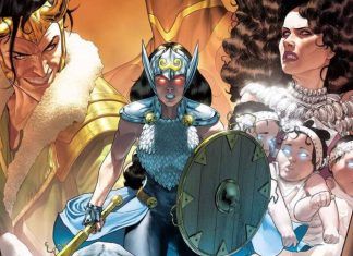 Jane Foster rides again with THE MIGHTY VALKYRIES this April Mighty Valkyries