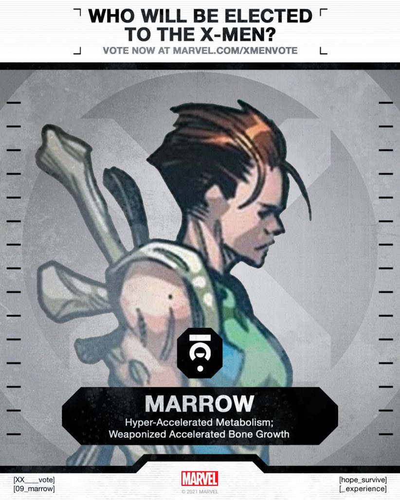 Marrow X-Men Vote Poster