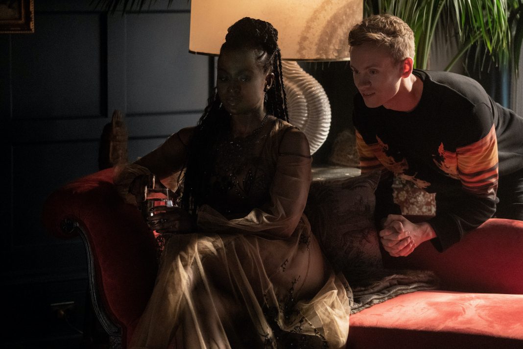 Yetide Badaki and Bruce Langley