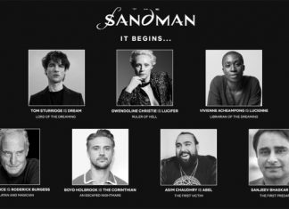 The Sandman cast is announced with Tom Sturridge and Gwendoline Christie