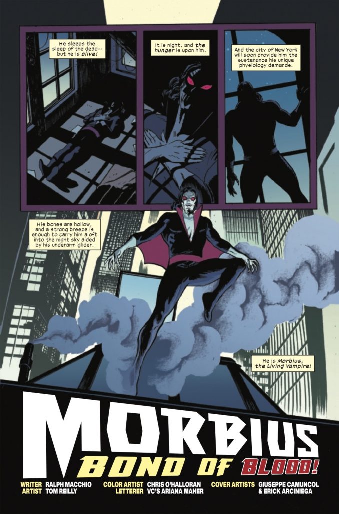 Page From Morbius: Bond of Blood #1