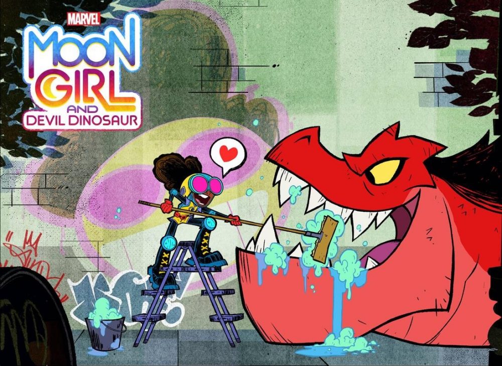 Moon Girl and Devil Dinosaur cartoon