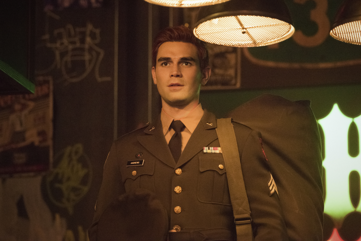 Sgt Archie Andrews ships off to Riverdale