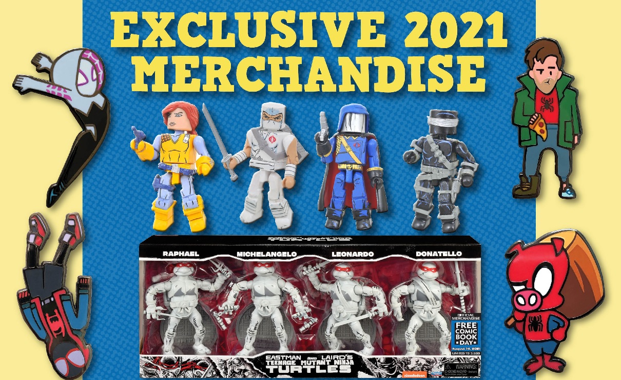 Free Comic Book Day 2021 exclusive merchandise