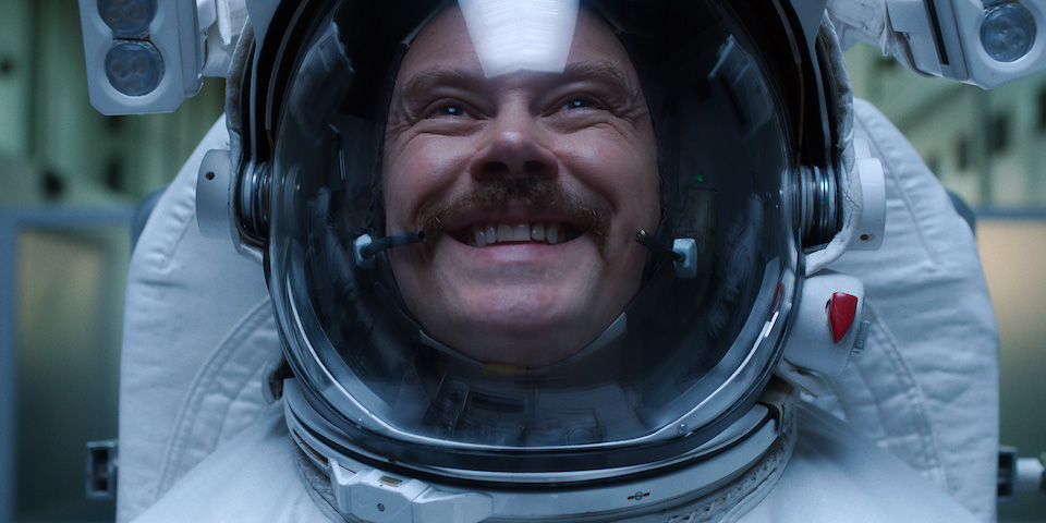 Gordo Stevens (Michael Dorman) endures his training for space in "The Weight"