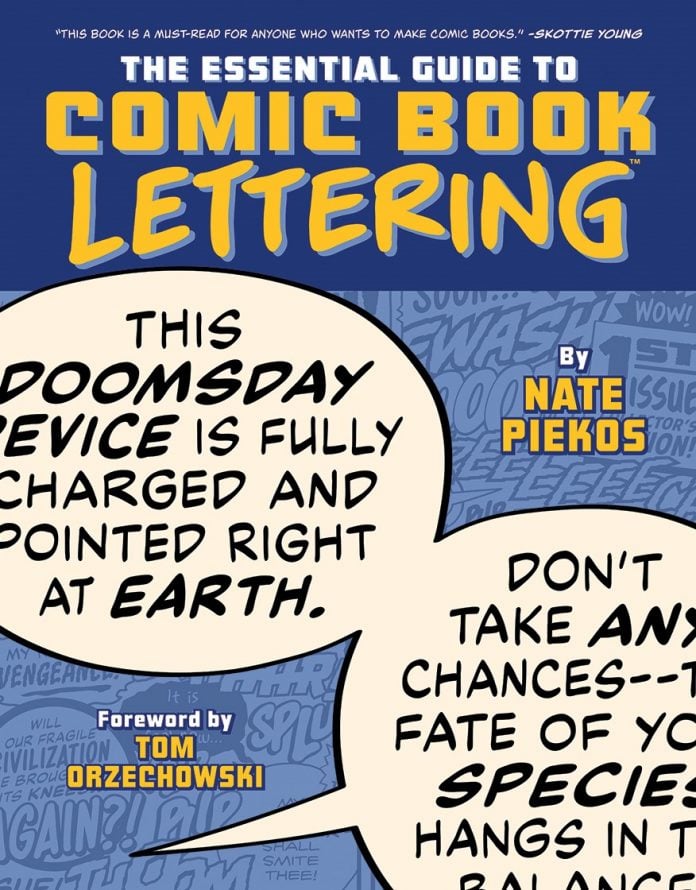 comicbooklettering lettering nate piekos