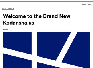 Kodansha unifies with a re-designed website and updated social media feeds